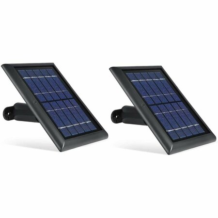 WASSERSTEIN Solar Panel, 2 W, 5V, Cable Connector ArloEssentialSolarBlk2pUS